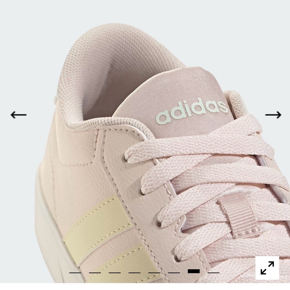 Adidas Women's Soft Pink Sneakers